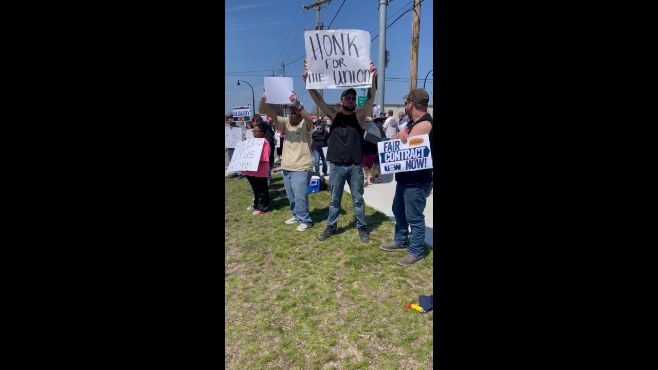 Steel workers allegedly locked out of their Michigan facility