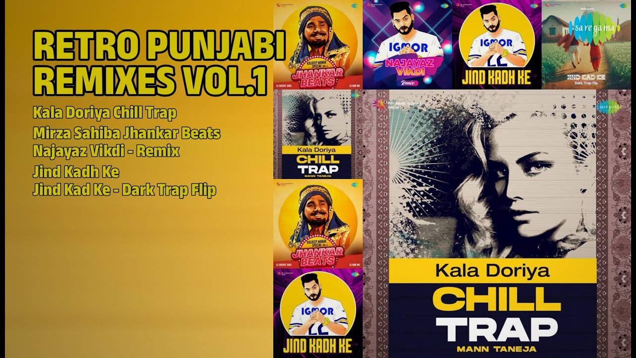 Retro Remix Jukebox | Mann Taneja Songs | Kala Doriya Chill Trap | Mirza Sahiba Jhankar Beats