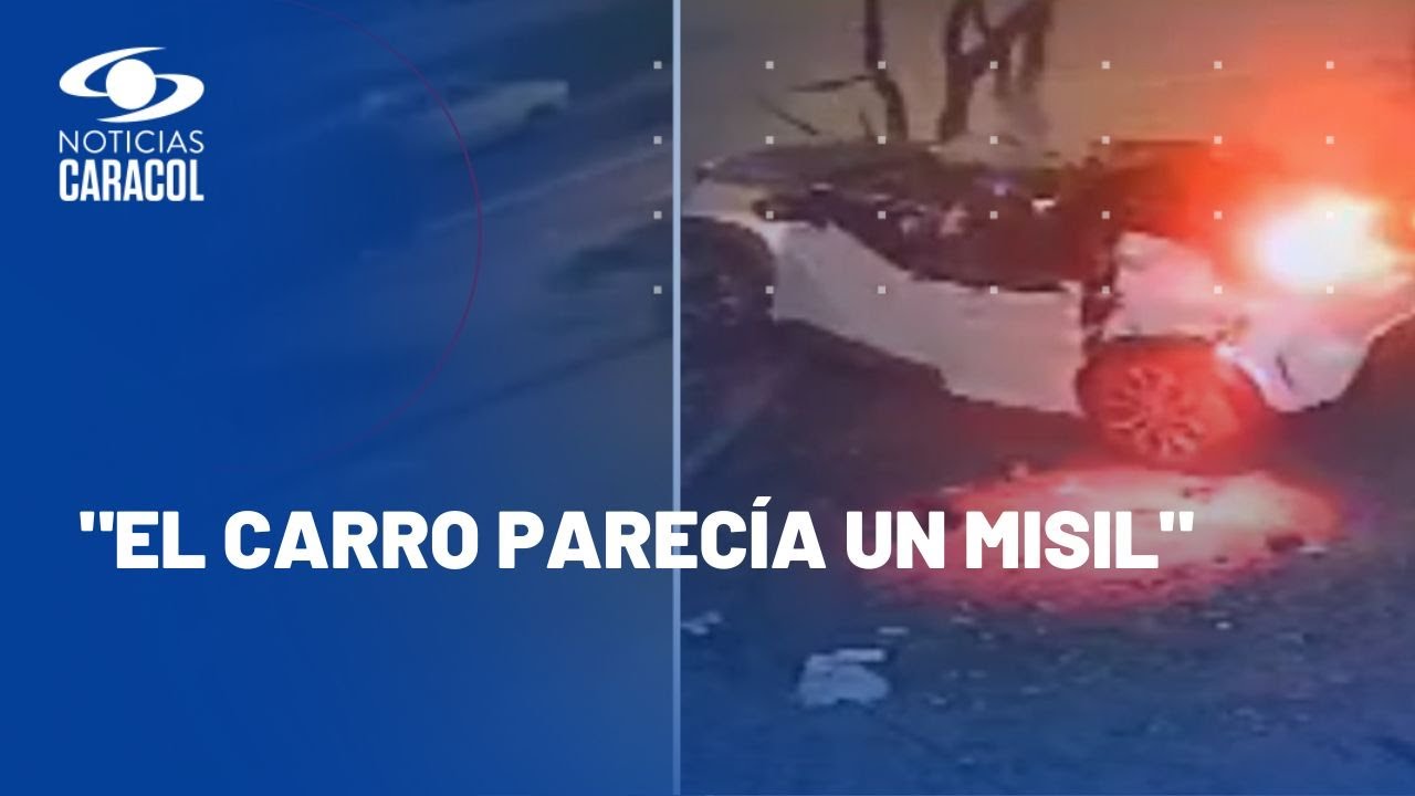 Impactantes videos del accidente en Bogotá donde murió joven conductor