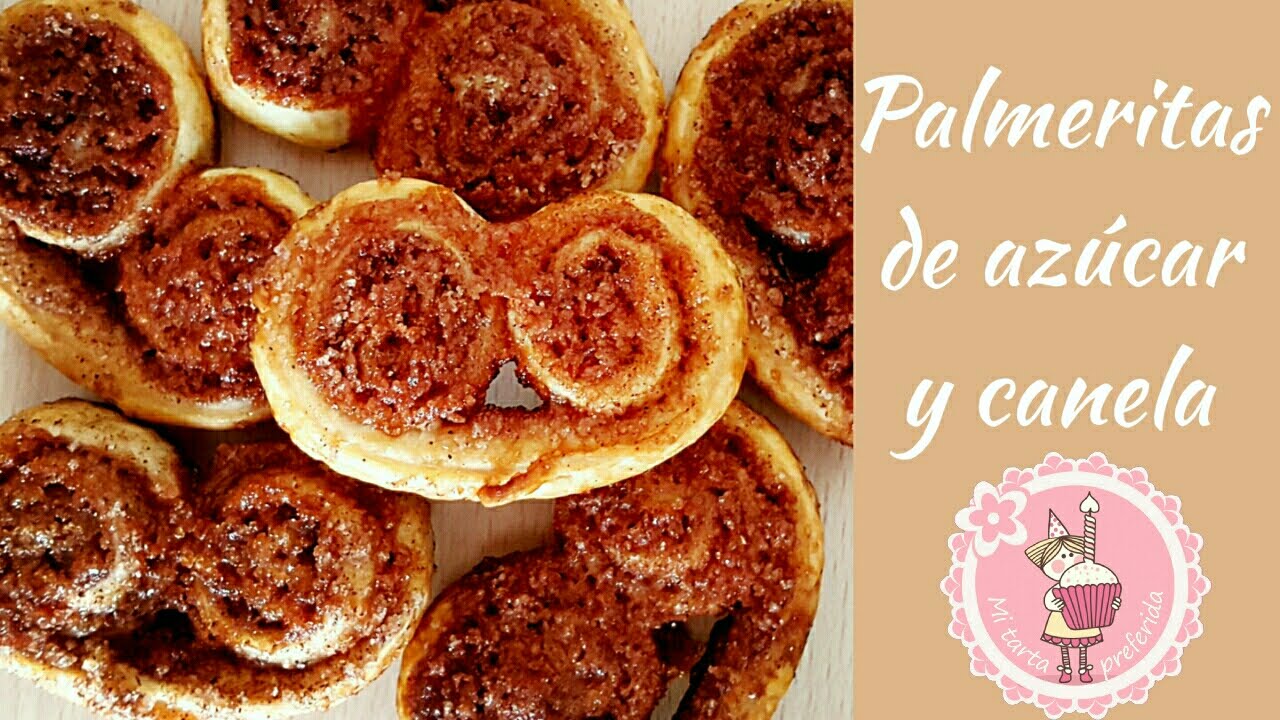 Palmeritas de hojaldre con azúcar y canela | Mi tarta preferida