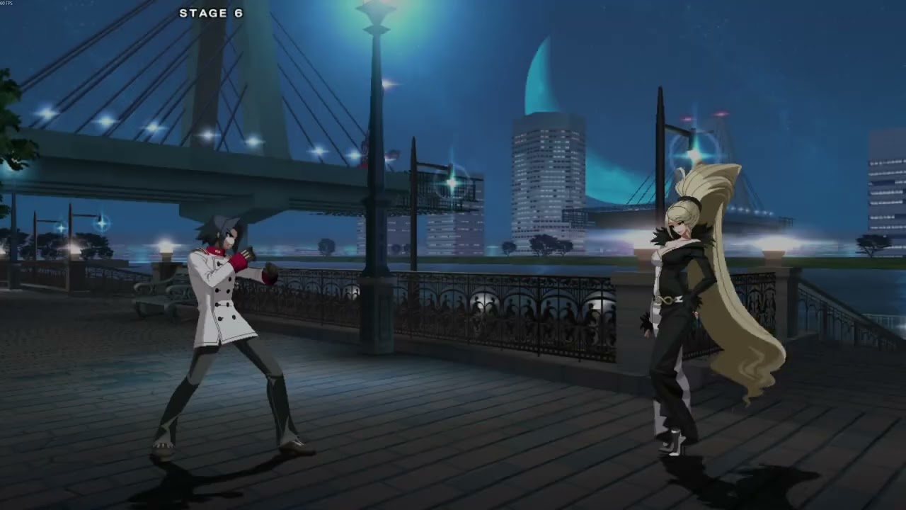 UNDER NIGHT IN BIRTH Exe Late неумелая аркада за Акатсуки