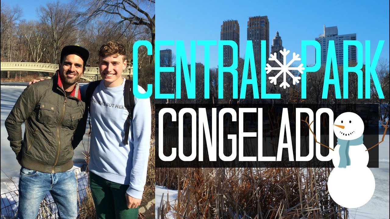 O LAGO DO CENTRAL PARK CONGELOU (ft. IGOR SARINGER)!