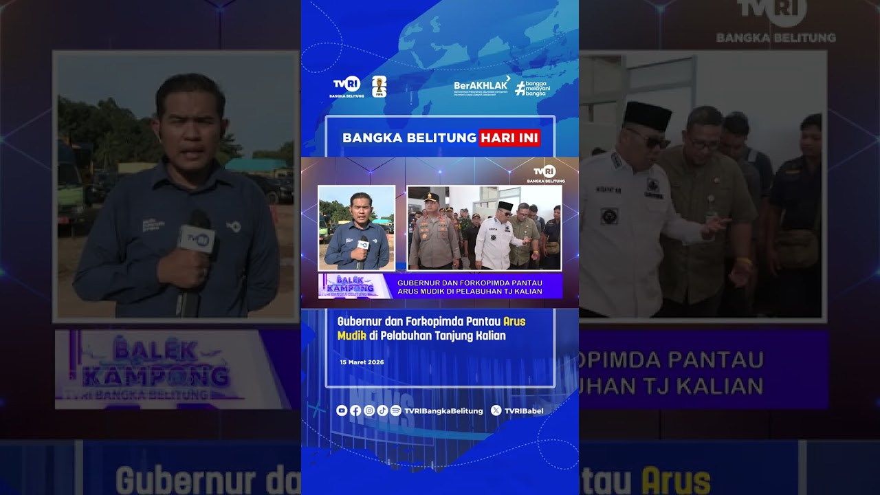 GUBERNUR DAN FORKOPIMDA PANTAU ARUS MUDIK DI PELABUHAN TANJUNG KALIAN