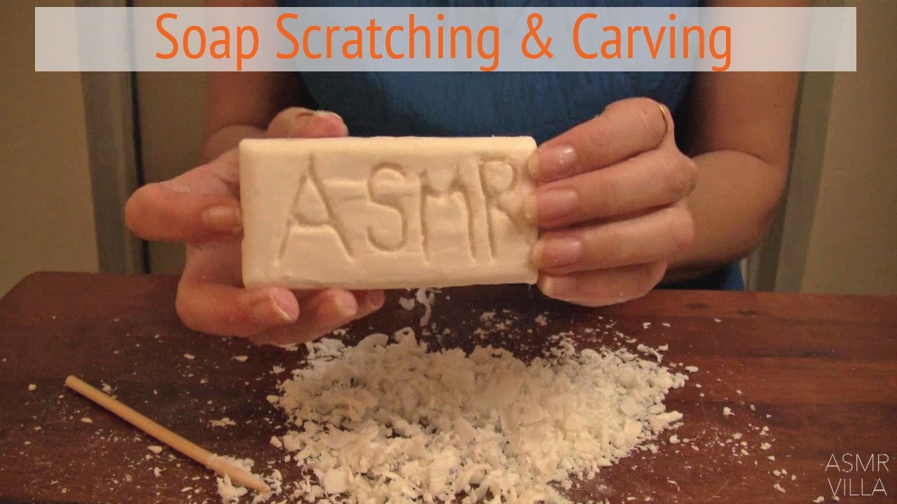 ASMR * Soap Scratching & Carving * Tapping & Scratching * Fast Tapping * No Talking * ASMRVilla