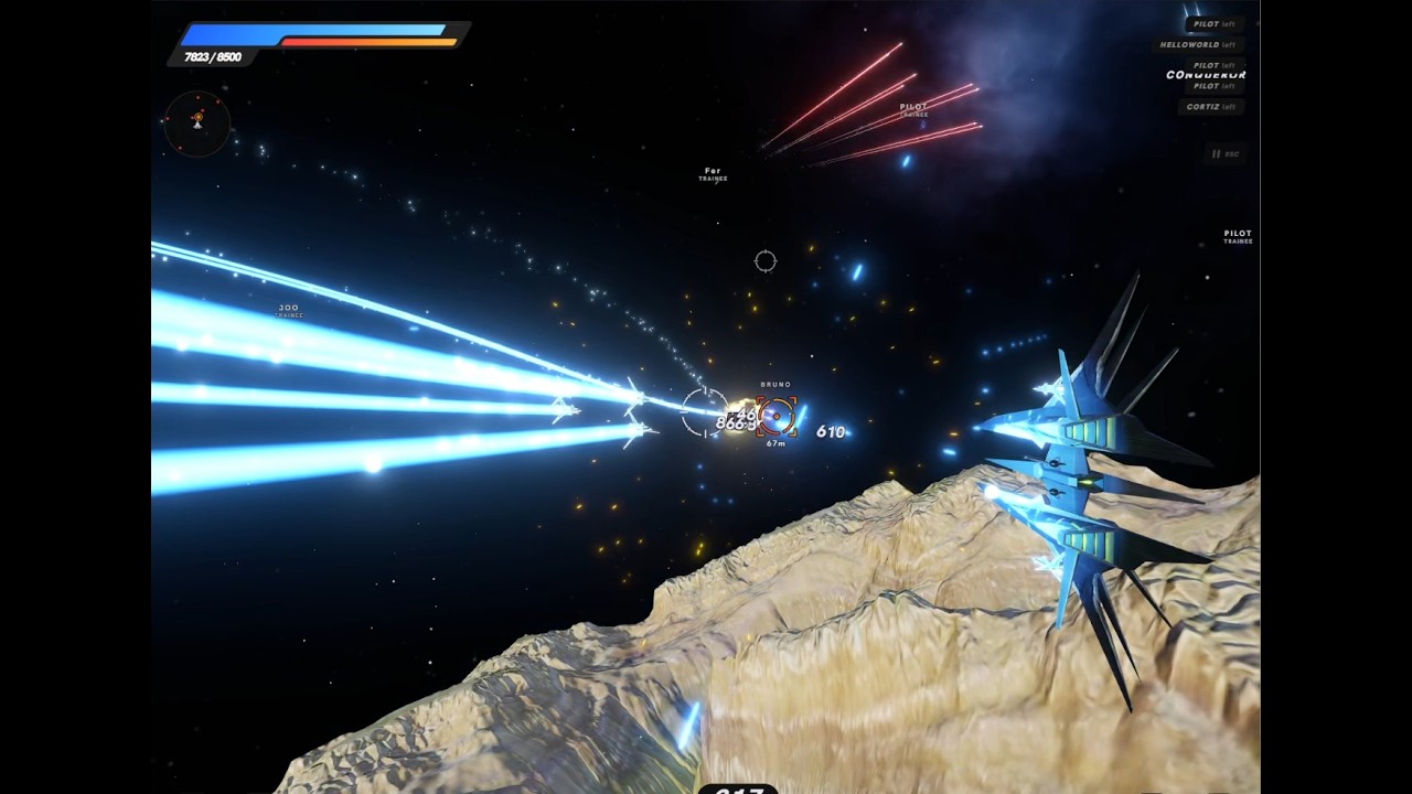 Ace Fighters (Ace Online Three.js multiplayer)