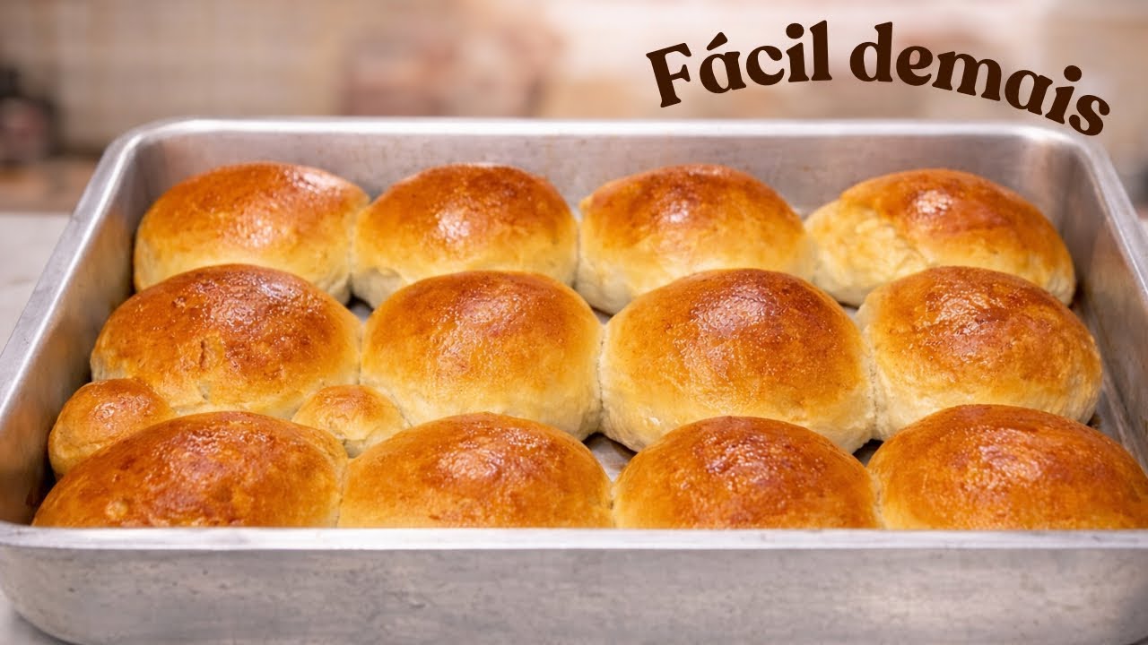 PÃO DE LEITE SEM SOVAR 😱 | Faço na BATEDEIRA e fica super fofinho