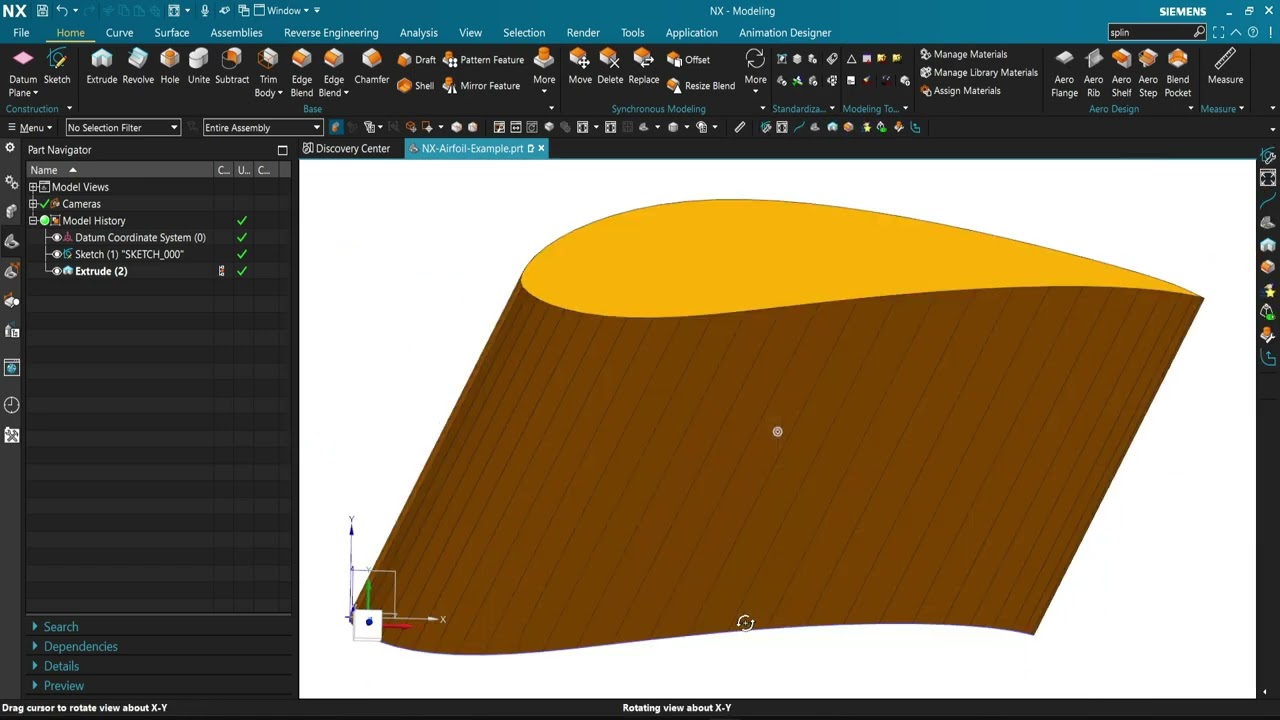 How to import any Aerofoil / (.DAT) file into Siemens NX CAD – Fast & Easy!