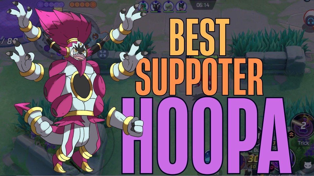 best supporter for support HOOPA || pokemon unite