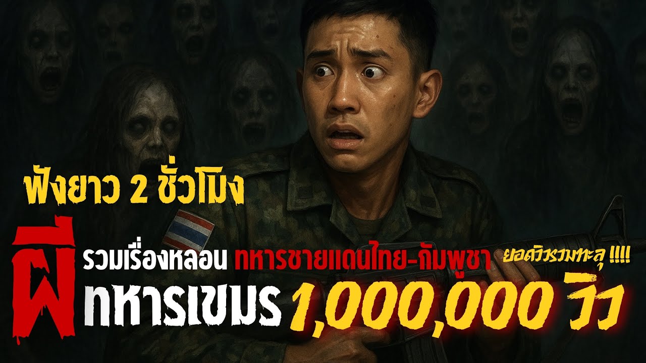 ห้ามพลาด โคตรหลอน! รวมเรื่องผีทหารชายแดนไทย-เขมร | ปอบหมาดำ-ภูผี-ช่องบก-ช่องอานม้า