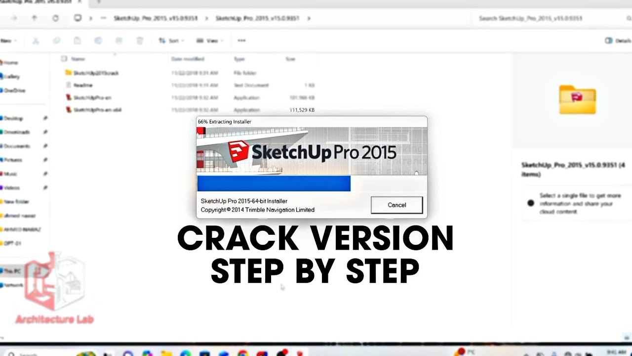 How To Install Sketchup Pro 2015 Crack Version | Sketchup Toturial For Beginners 