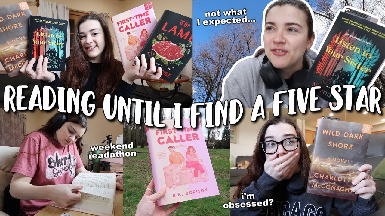 i can't stop reading until i find a FIVE STAR book 🤯 [reading vlog feat NEW releases]