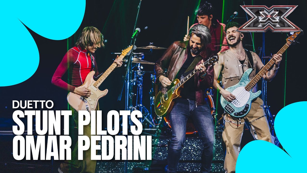 Gli Stunt Pilots e Omar Pedrini cantano 