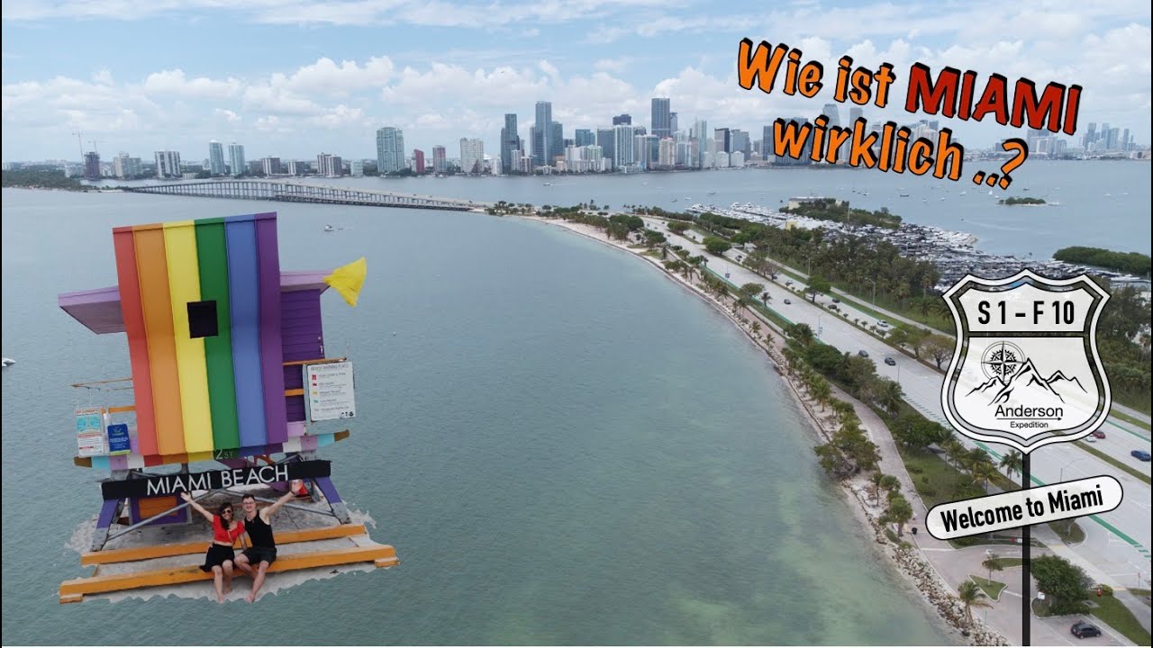 USA S1-F10: Miami Beach, Ocean Drive, Downtown Miami 😎