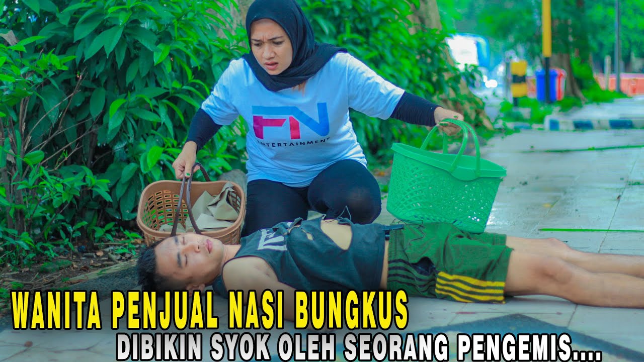 WANITA PENJUAL NASI BUNGKUS SELALU MEMBERIKAN NASI TERHADAP PENGEMIS HINGGA ENDINGNYA BIKIN SEDIH