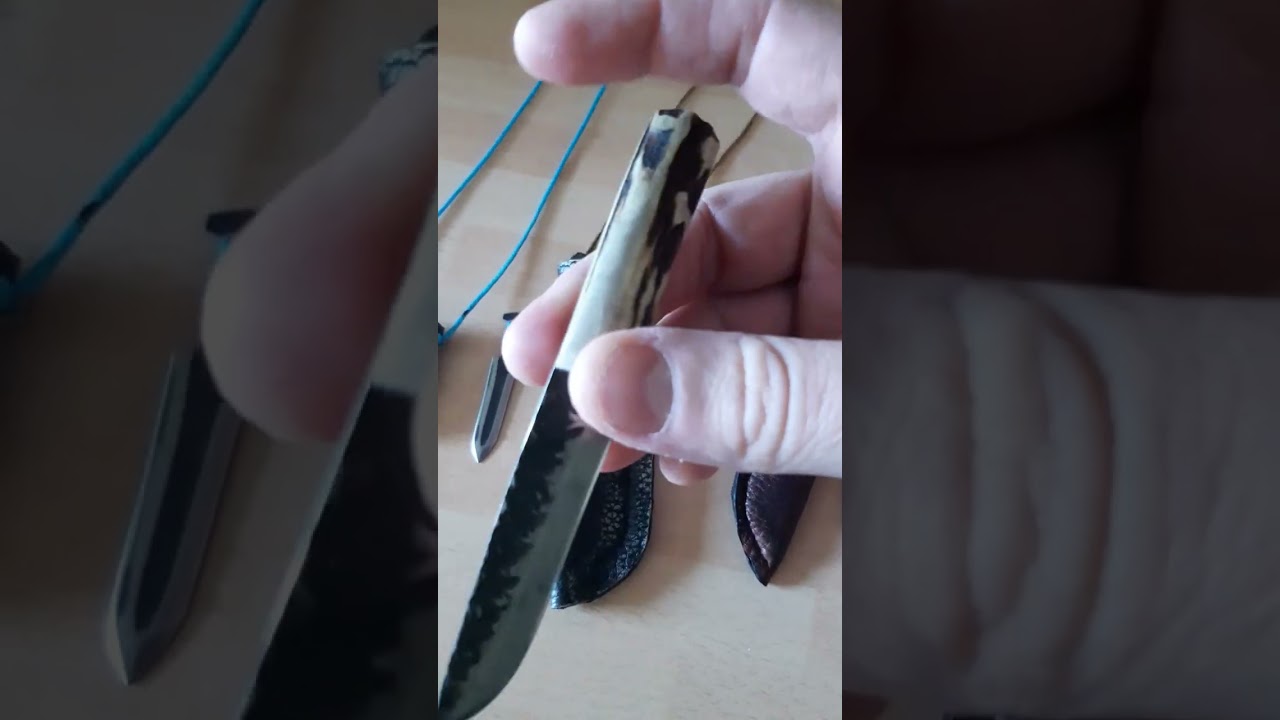 Custom Made One Off Handmade Mini Fixed Blade Neck Knives
