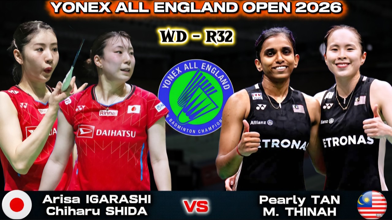 五十嵐有紗/志田千陽 (日本) vs パーリー・タン/ティナー・ムラリタラン (マレーシア) |オールイングランド 2026 バドミントン