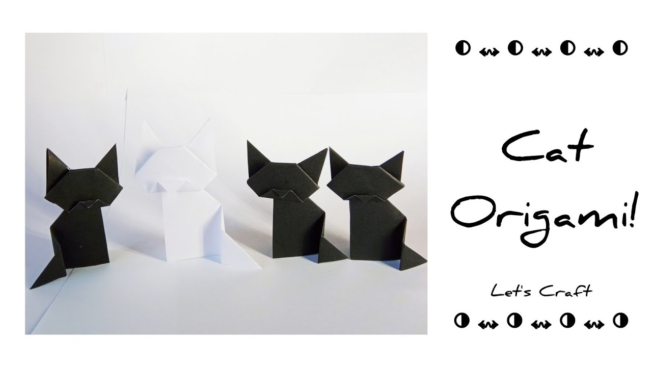 Cat Origami|Let's Craft