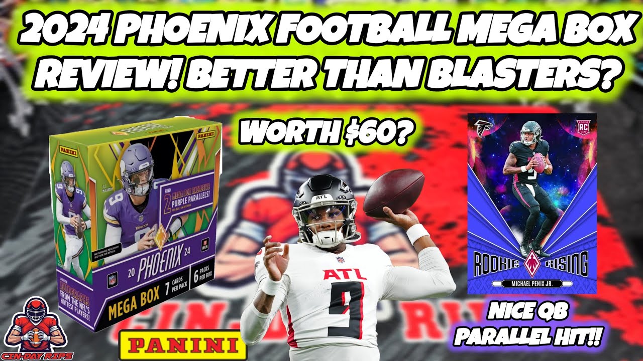 🚨New Product Alert! 2024 Phoenix Football Mega Box Review! Should you buy? #panini #giveaway #nfl