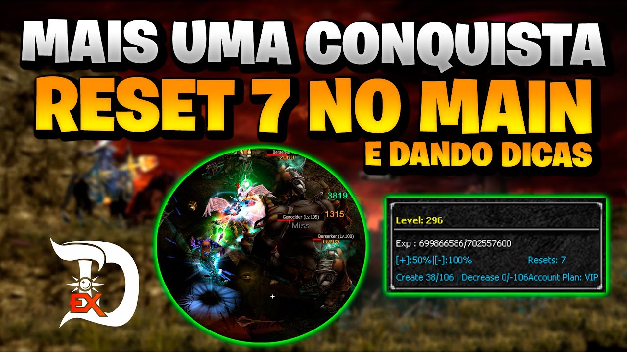 🥳 O RESET 7 CHEGOU NO MEU SOUL MASTER!!! 🥳 - DEVILZMU EX