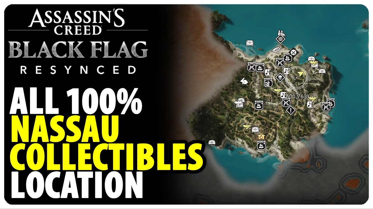 All Nassau Collectibles Locations | Assassin's Creed Black Flag Resynced