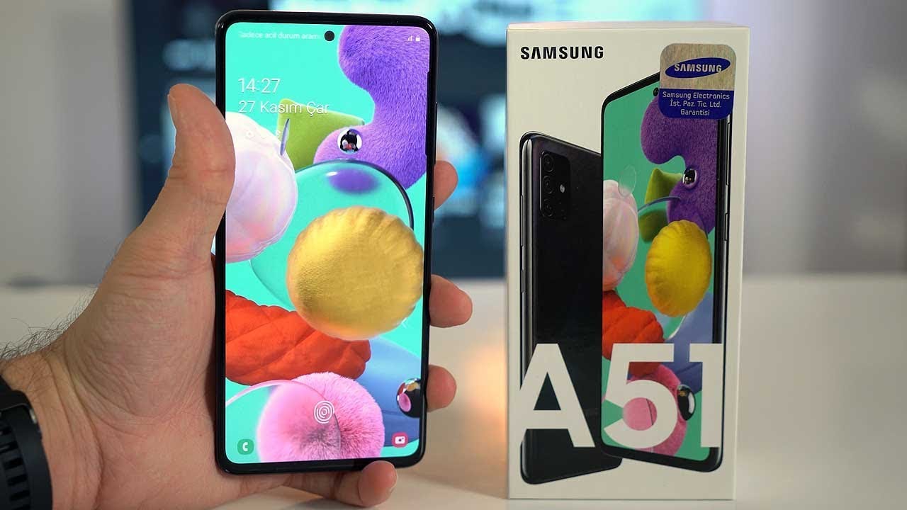 Samsung Galaxy A51 kutusundan çıkıyor - 2600 TL'ye Note 10 tasarımı