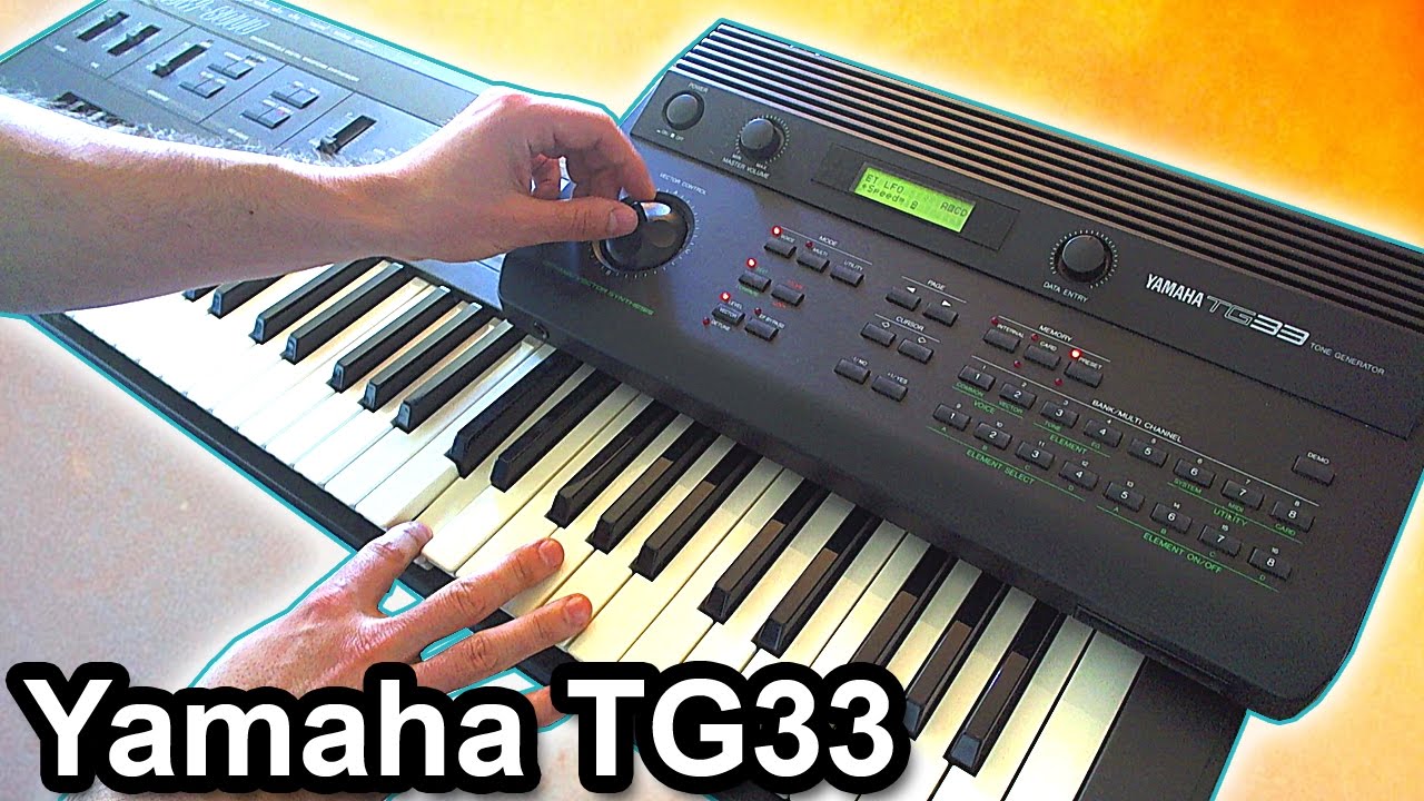 YAMAHA TG33 - Ambient Piano Music Soundscape【SYNTH DEMO】