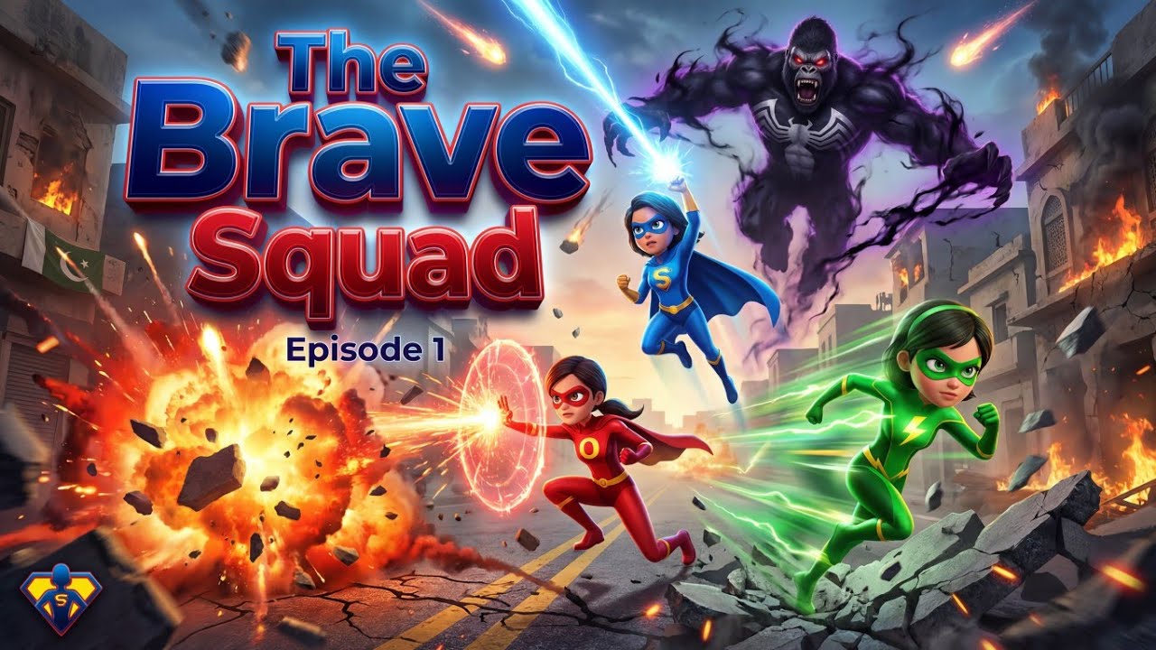 The Brave Squad Episode 1 | Urdu/Hindi Animated Cartoon | Animated Super Heroes Cartoon
