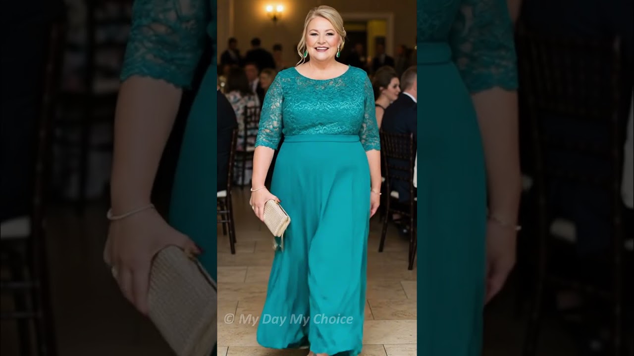 Curvy Wedding Style: Elegant Plus Size Mother of the Bride Dresses That Hide Your Belly Perfectly