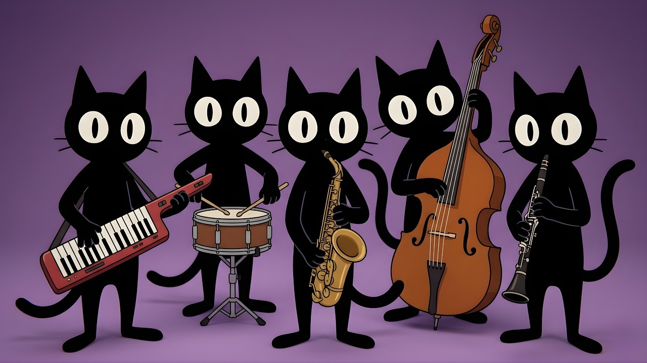 Black Cats Cool Jazz Quintet : Uplifting and Comforting Music for Work