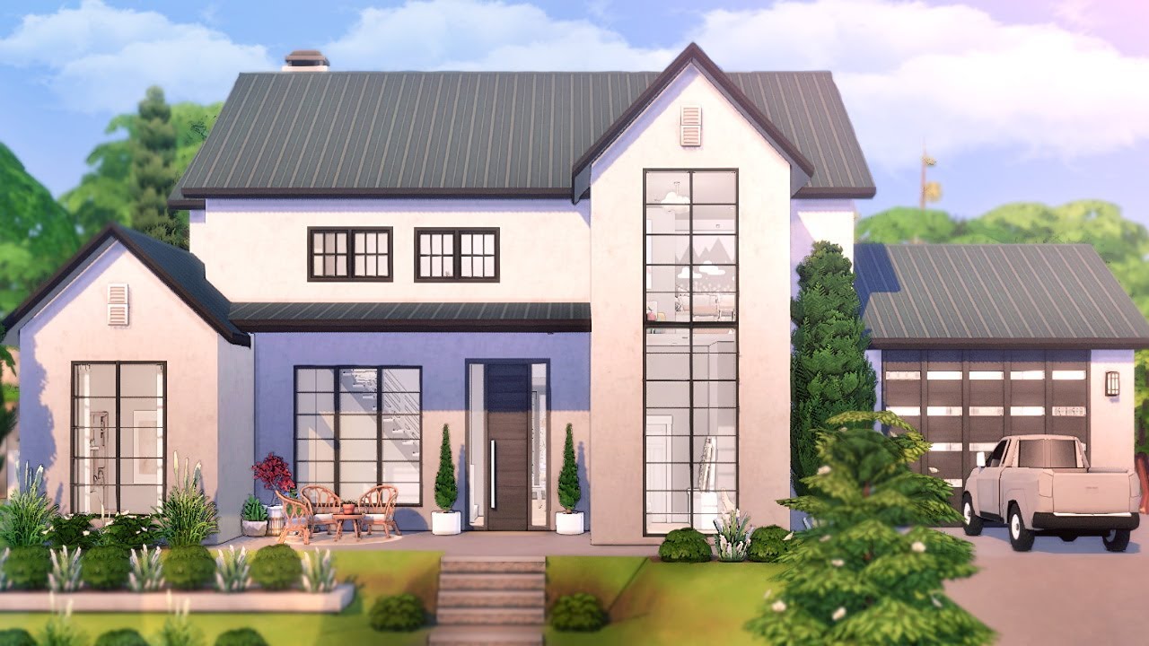 SIMS 4 LARGE FAMILY HOME for GENERATIONS | NO CC | Stop Motion build