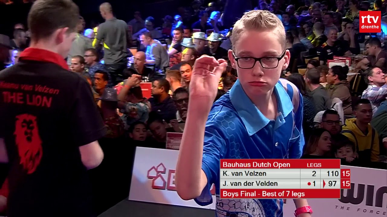 Finale Dutch Open Junioren 2018: Jurjen van der Velde - Keanu van Velzen