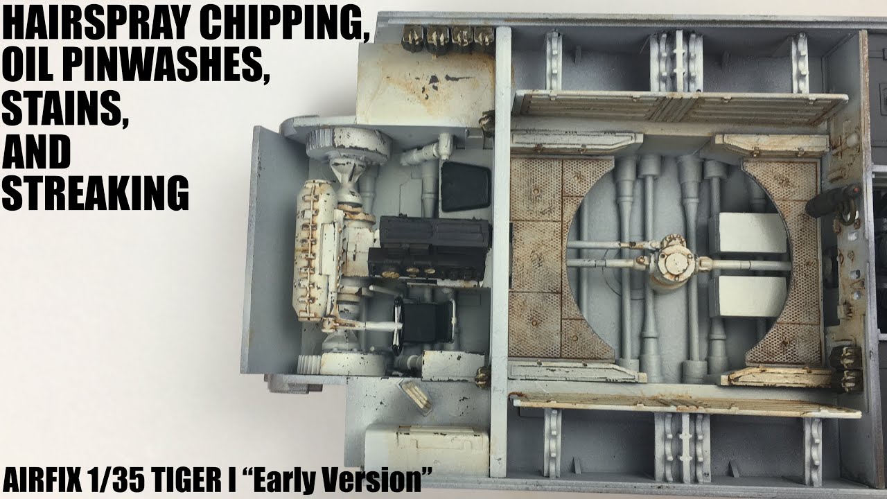 Пора покрасить интерьер этого тигра: (Airfix Tiger I 1/35 