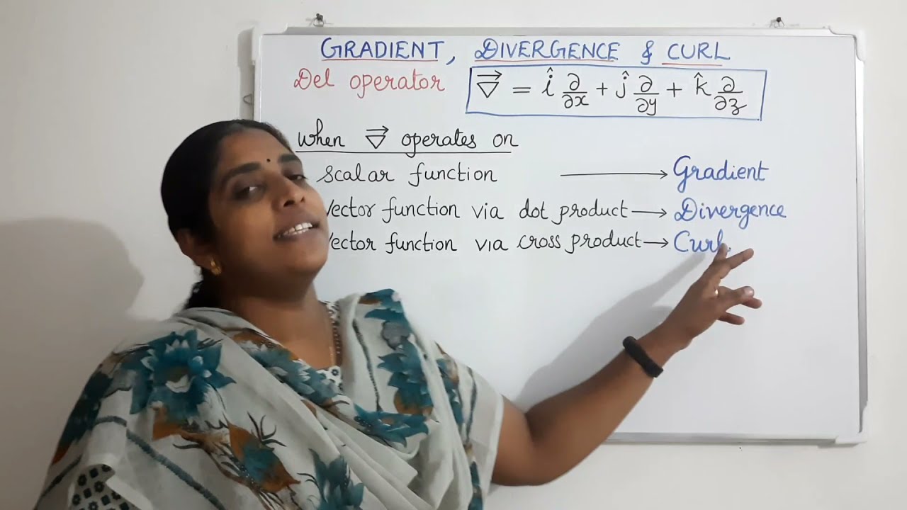 Gradient, Divergence & Curl