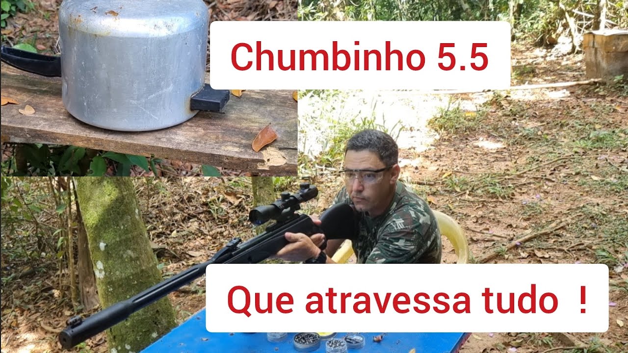 Gamo Black fusion 5.5 VS panela de pressão!!!!