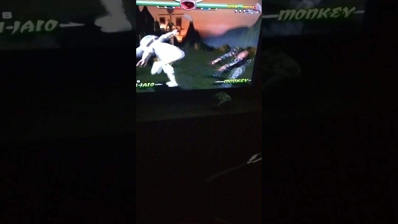 Mortal Kombat Deception Ashrah vs Noob-Smoke Max Difficulty Nintendo GameCube 1 Round