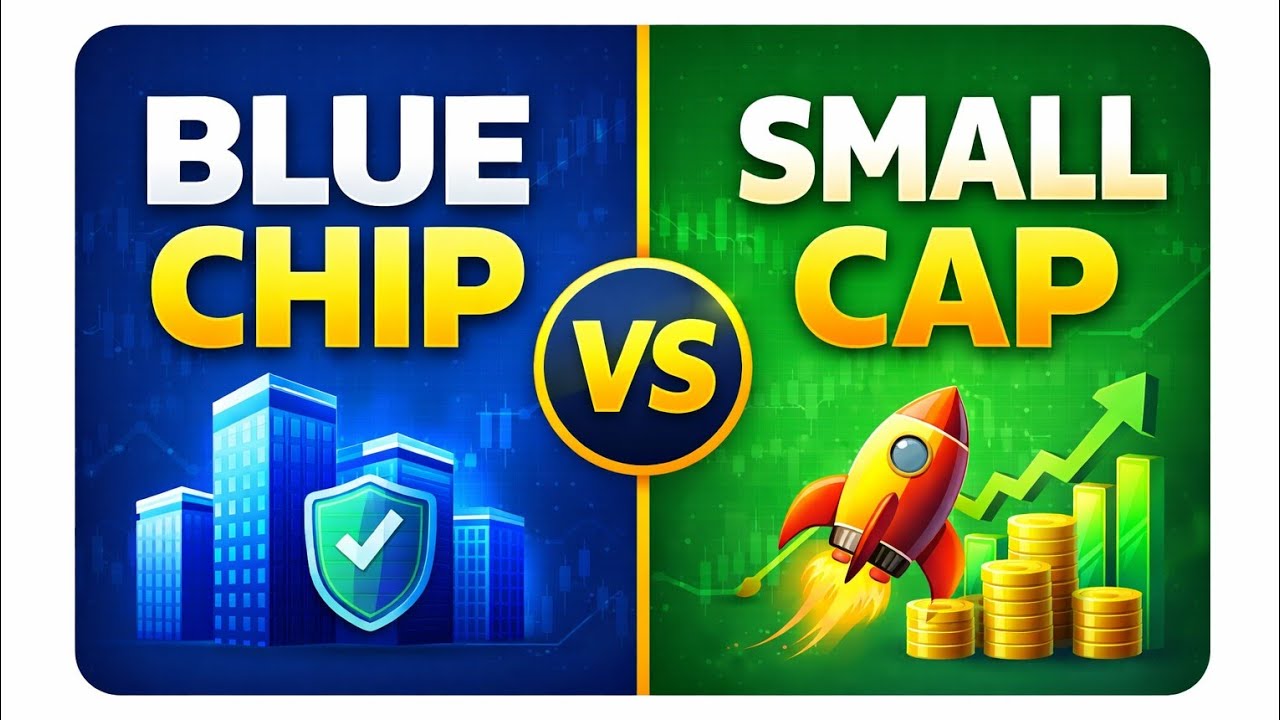 Blue Chip Stocks vs Small Cap Stocks | Which Is Better for Beginners?