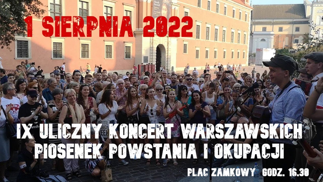 Kapela Sztajer - Koncert z okazji obchodów 78. rocznicy wybuchu Powstania Warszawskiego 1.08.2022 r.