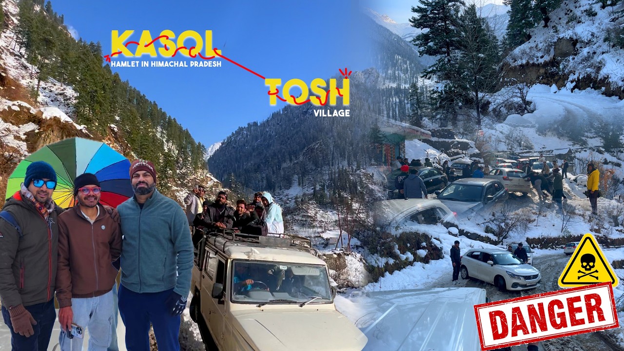 Kasol to TOSH Village - jahan safar hi manzil ban gaya | Travel  Vlog | Tosh Trek | Winter Special