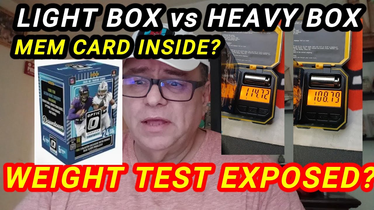 I Weighed 2 Donruss Optic Hobby Blasters… One Was Lighter 👀 (Mem Card Test)