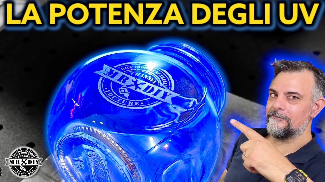 La potenza fredda degli ultravioletti anche sul vetro! ComMarker Omni 1 UV 5W Incisore laser a fibra