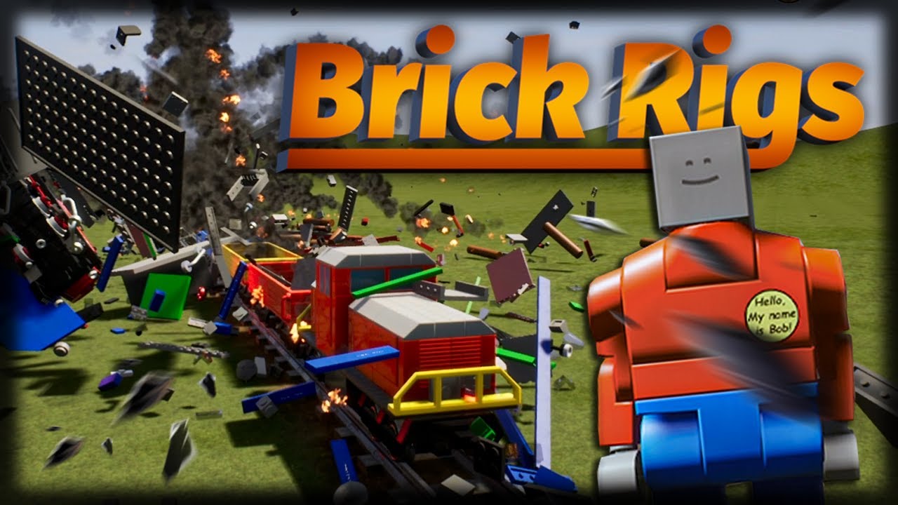 Revisitando e QUEBRANDO TUDO - Jogando BRICK RIGS