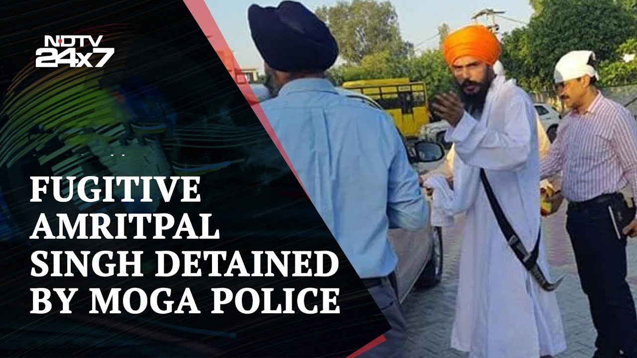 Fugitive Amritpal Singh Arrested After 37 Days, Surrendered To Punjab Cops
