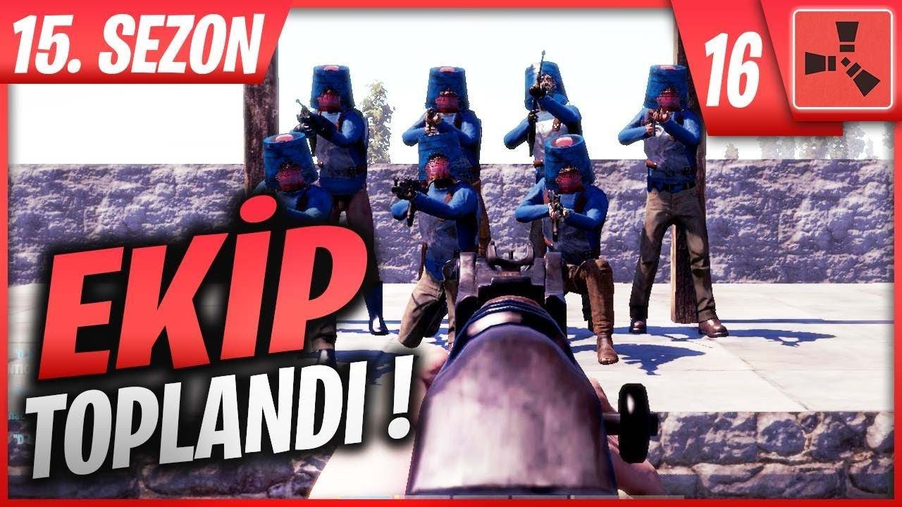 BÜTÜN EKİP TOPLANDI ! RUST HAYATTA KALMA