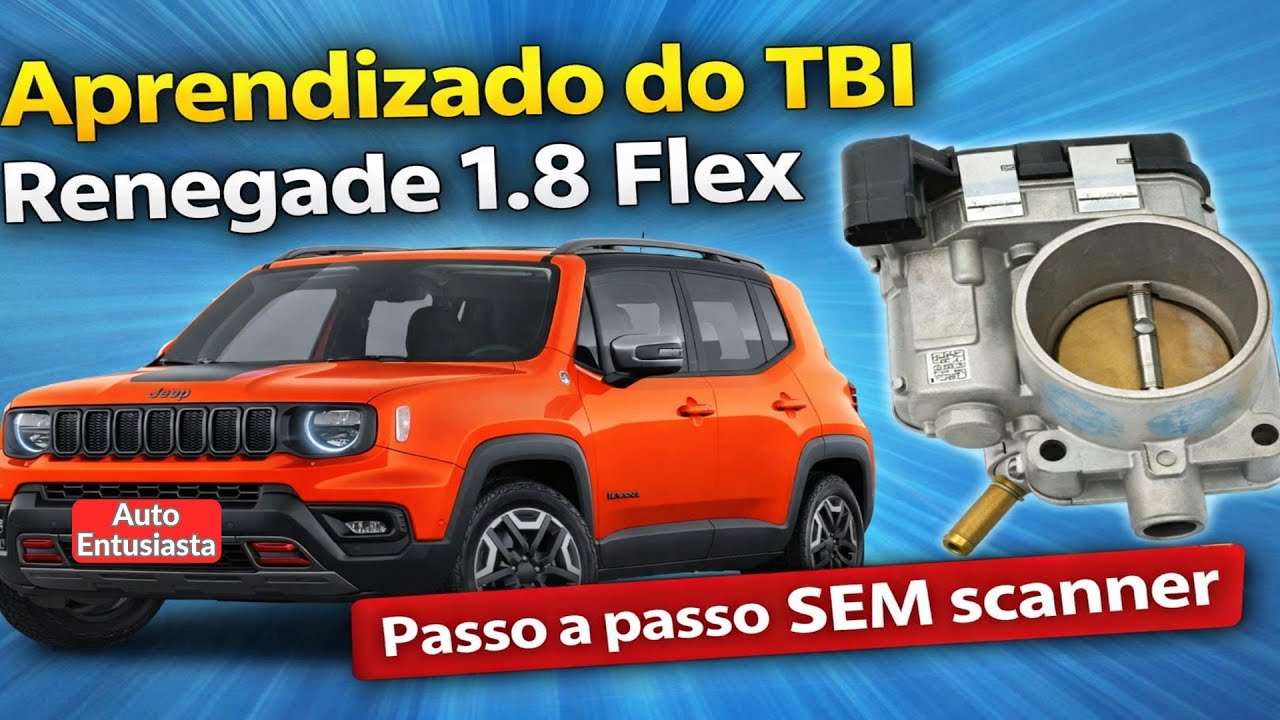 Адаптация TBI Jeep Renegade 1.8 Flex – Пошагово БЕЗ сканера