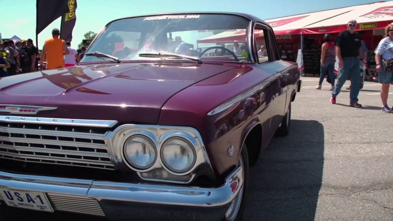 Gibson  M.W.A Mufflers on a 1962 Chevy Bel Air