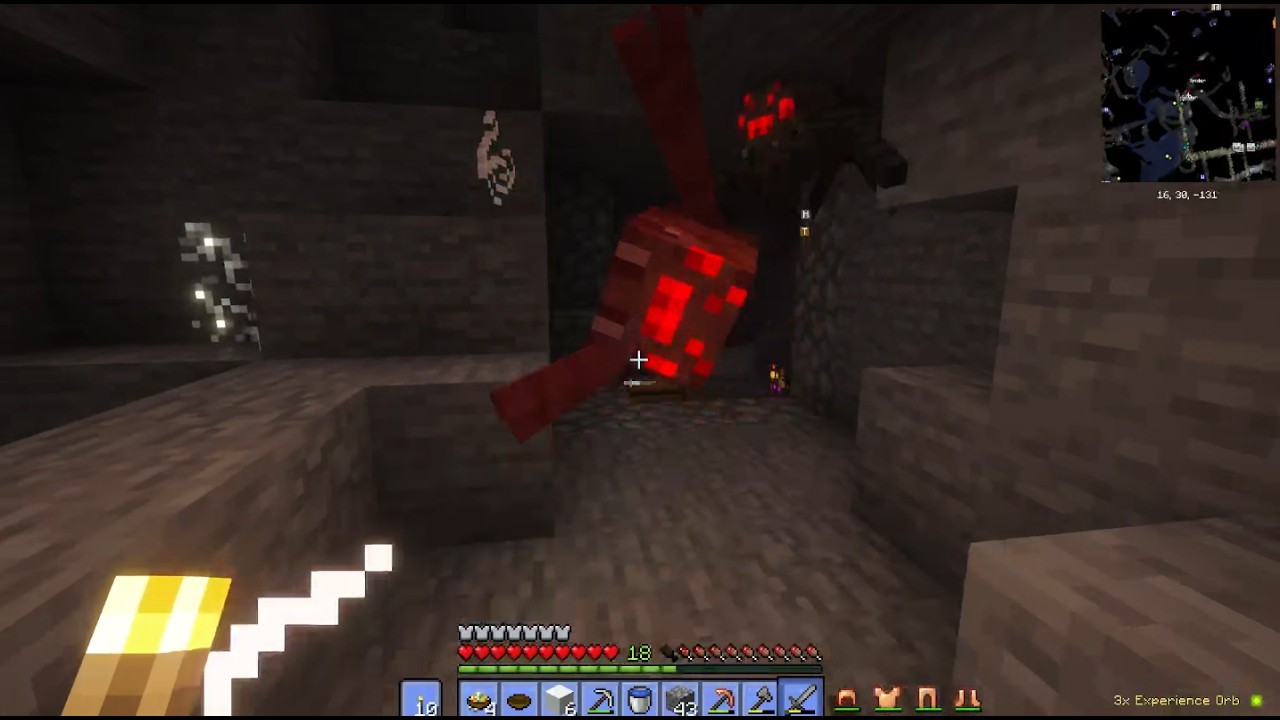 Minecraft - All of Create Episode 2 (Cave Diving & Spider Spawner)!!!