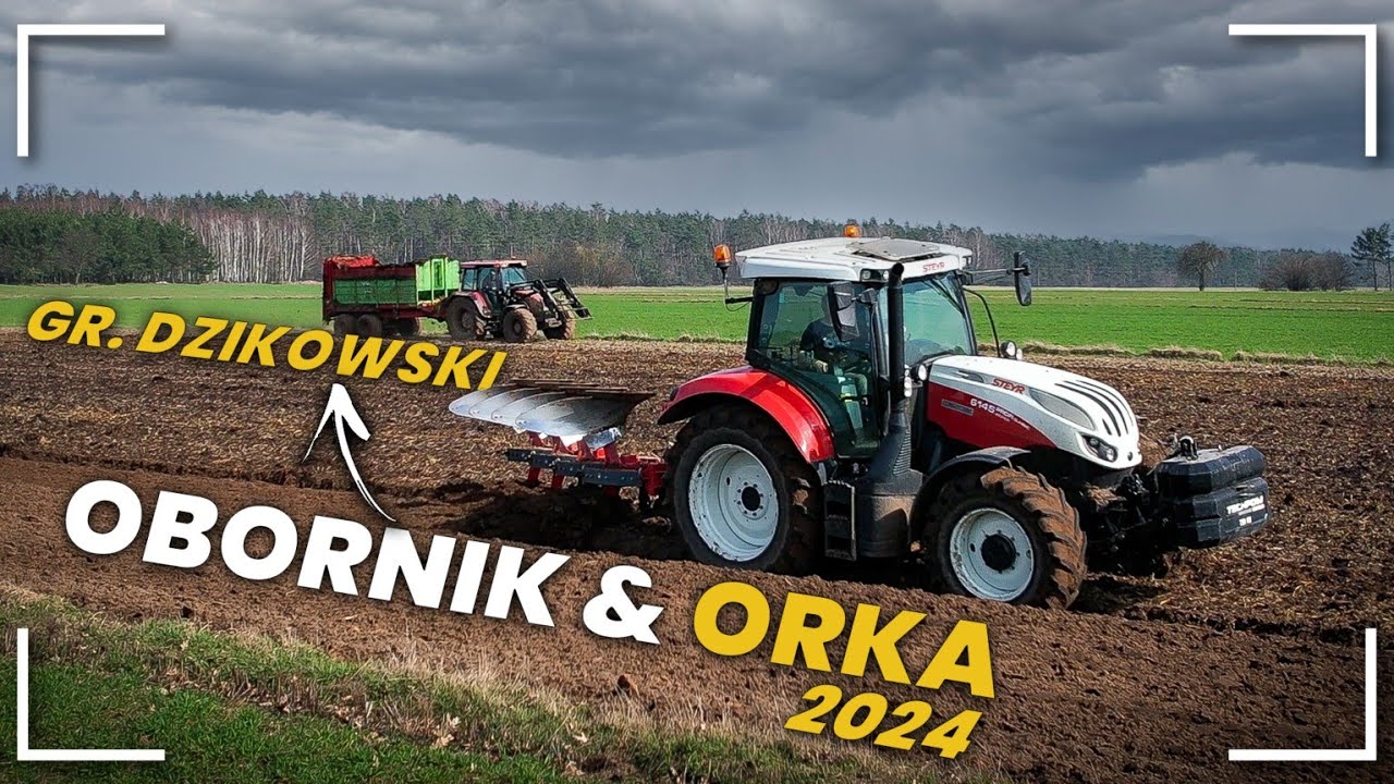 🔥🚜1000 Ton vs Tytan!!!🔥★Wiosna 2024 w GR Dzikowscy ★Obornik & Orka!🔥★Awaria!!?🔥Steyr & 2x Case✔