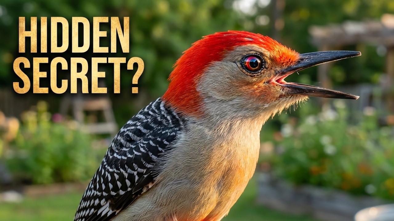 Up Close at the Firehouse: The Red-bellied Woodpecker’s Secret & Tiny Titmouse Friends 🐦‍⬛