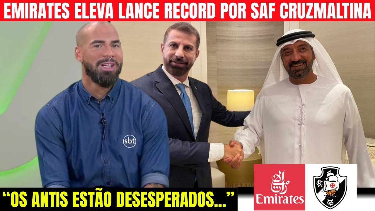 EMIRATES ELEVA LANCE PARA R$ 4,5 BILH&Otilde;ES E SAF DO VASCO BALAN&Ccedil;A | not&iacute;cias do vasco hoje