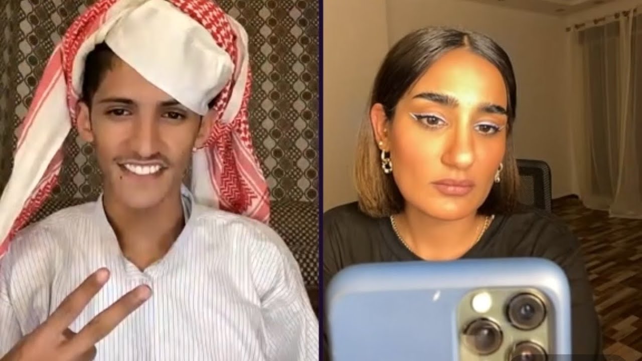 الفنان سعود بن خميس مع الممثله ساره قبندي 🤣🔥😂 سعود اوسم شاب لسنه 2023